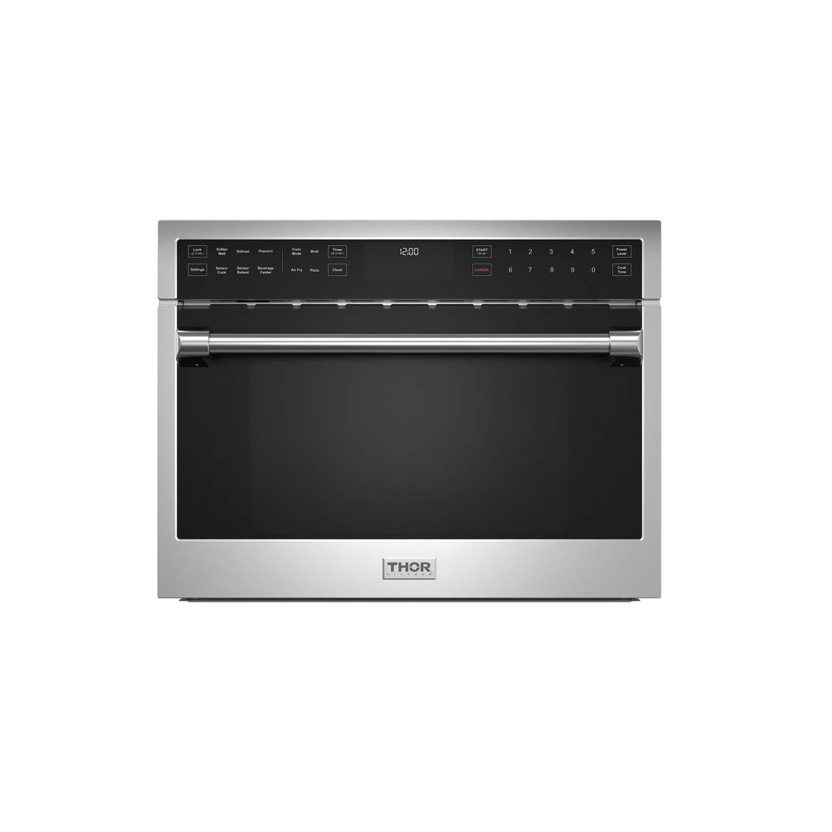 Thor Kitchen - 1.6 Cu. Ft. Built-In Microwave Oven with Air Fry With Sensor Cooking - Stainless Steel