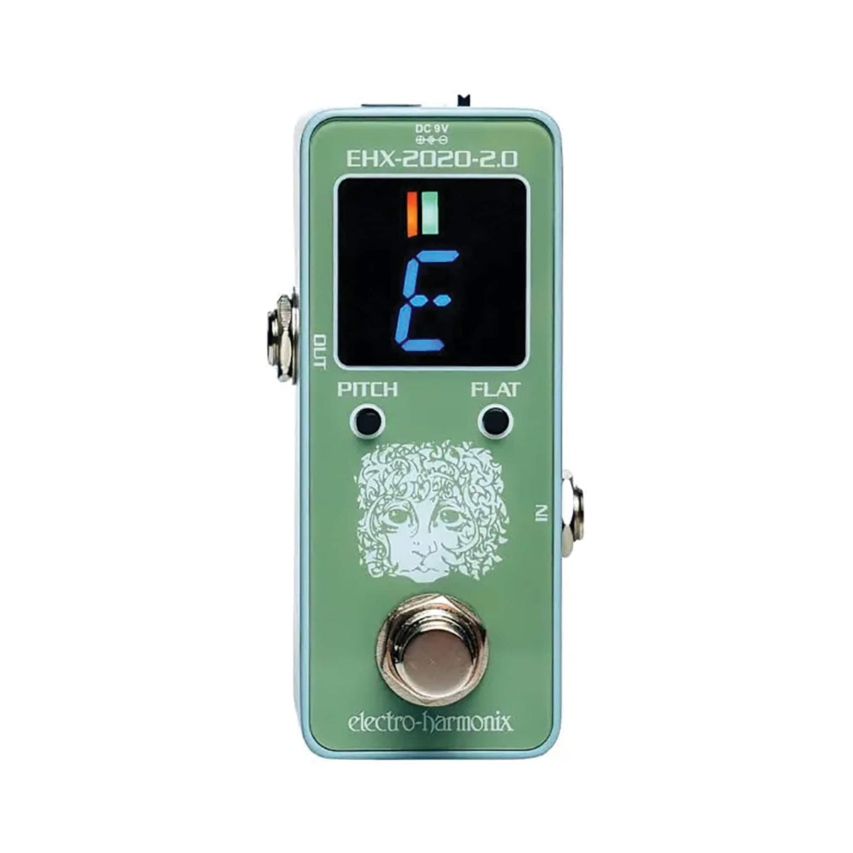 Electro-Harmonix - 2020-2.0 Mini Pedal Tuner with High Visibility Display, True/Buffered Bypass, Chromatic Tuning