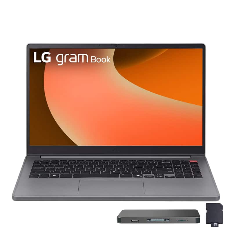 LG - Upgraded - gram Book 15.6" Laptop - Intel Core i5-1334U with 32GB Memory - 1TB SSD - Titan Silver