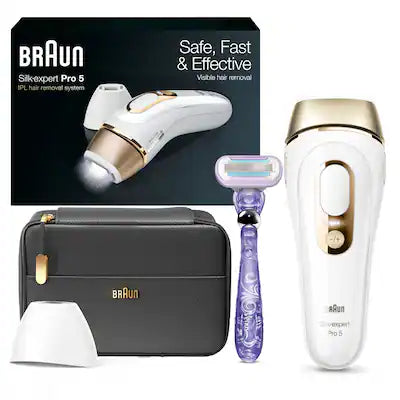 Braun - Pro5 PL5147 IPL Hair Removal Kit for Men & Women