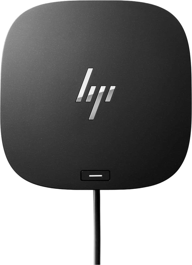 Front. HP - G5 USB-C Universal Docking Station - Black.