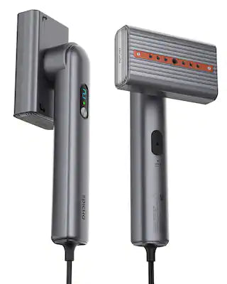 Epicka - Dual Voltage Travel Steamer 100-240V, 2-in-1 Handheld Garment Steamer & Iron, Portable with Auto Shut-Off & Dual Steam