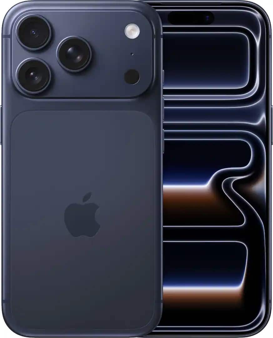 Apple - Pre-Owned Excellent iPhone 17 Pro 5G 256GB - Apple Intelligence - (Unlocked) - Deep Blue