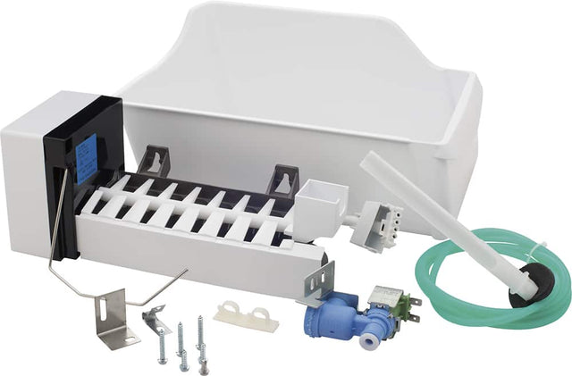 Angle. Frigidaire - Dual Icemaker Kit - White.