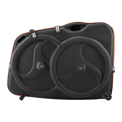 VEVOR - Bike Travel Case, Bicycle Travel Bag with EVA Hard Shell, Quick-Release Buckle, Dual Zipper, TSA Lock and Wheels
