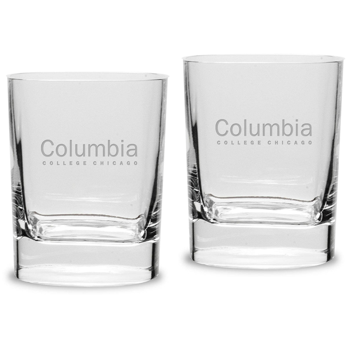 Jardine - Columbia Renegades 11.75oz. Square Double Old Fashioned Glass Set - Multicolor