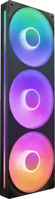 NZXT - F360 RGB Core - 360mm Single-Frame Case Fan Unit with 3 x 120mm RGB Fans and Fluid Dynamic Bearings