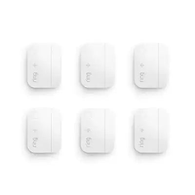 Ring - Window-Door Sensor Instant notifications on Amazon Sidewalk, no base station needed, Pro Monitoring sold separately 6pk