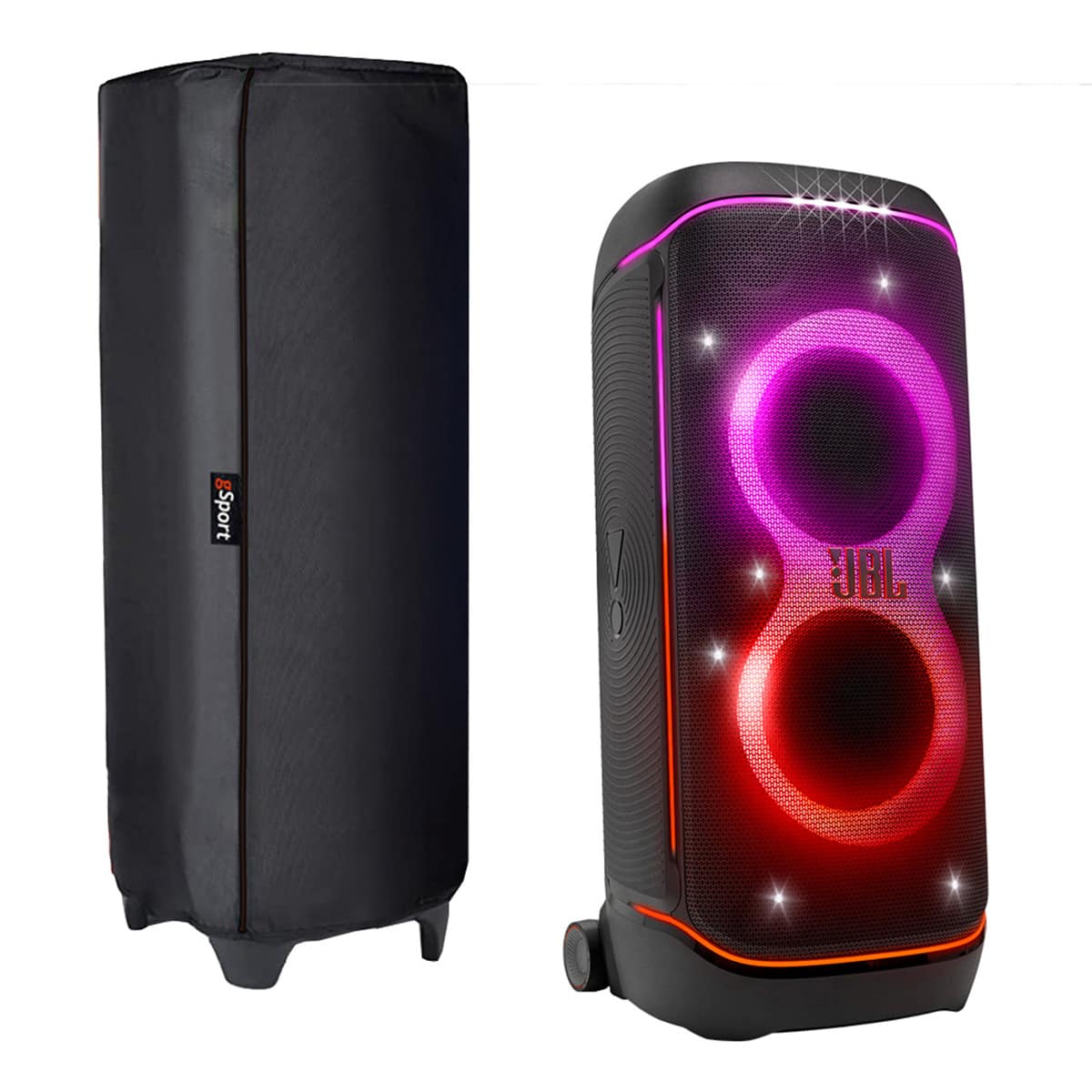 JBL - PartyBox 720 Portable Party Speaker Bundle with gSport Speaker Cover - Black