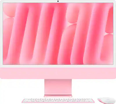Apple - iMac 24-inch All-in-One - M4 chip - Built for Apple Intelligence - 10 Core CPU - 10 Core GPU - 16GB Memory - 256GB SSD