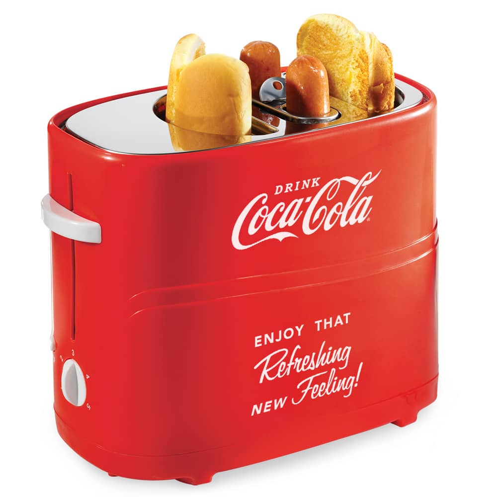 Coca-cola - Pop-Up Hot Dog Toaster - Red