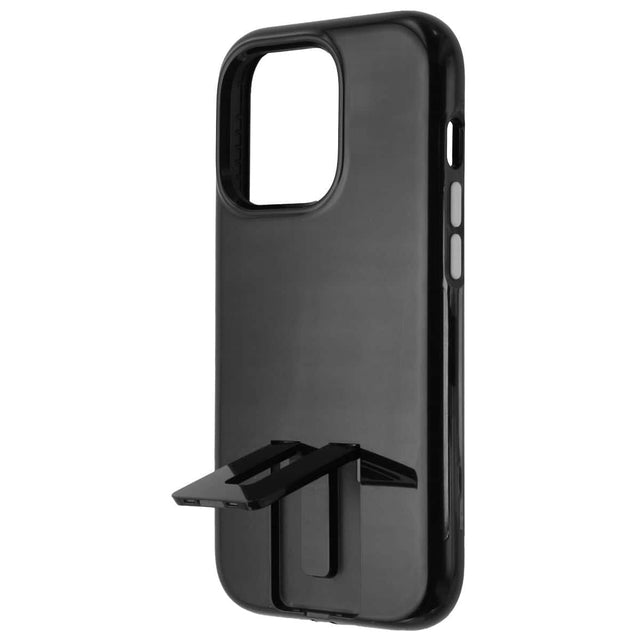 Front. Tech21 - Tech21 Evo Crystal Kick Series Case for MagSafe for Apple iPhone 14 Pro - Black - Black.
