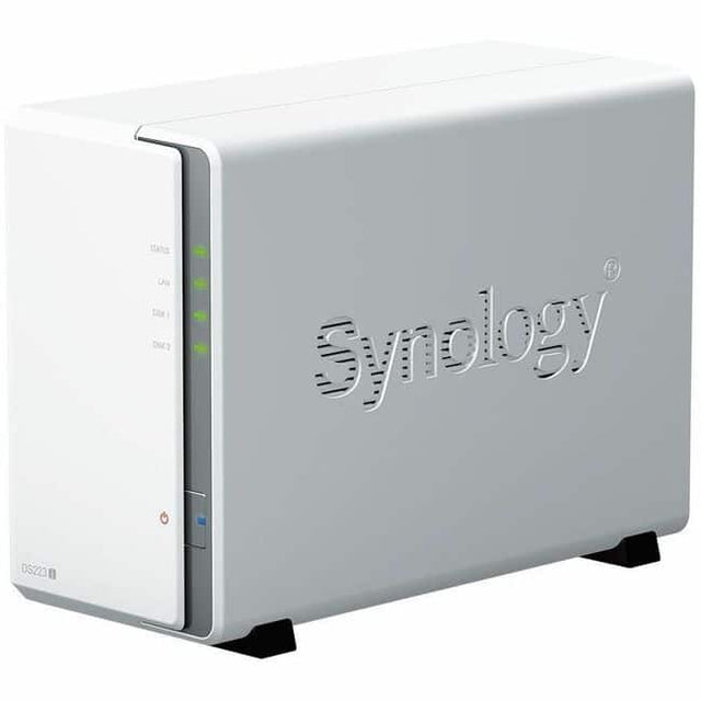 STATUS  
LAN  
DISK 1  
DISK 2  

Synology DS223