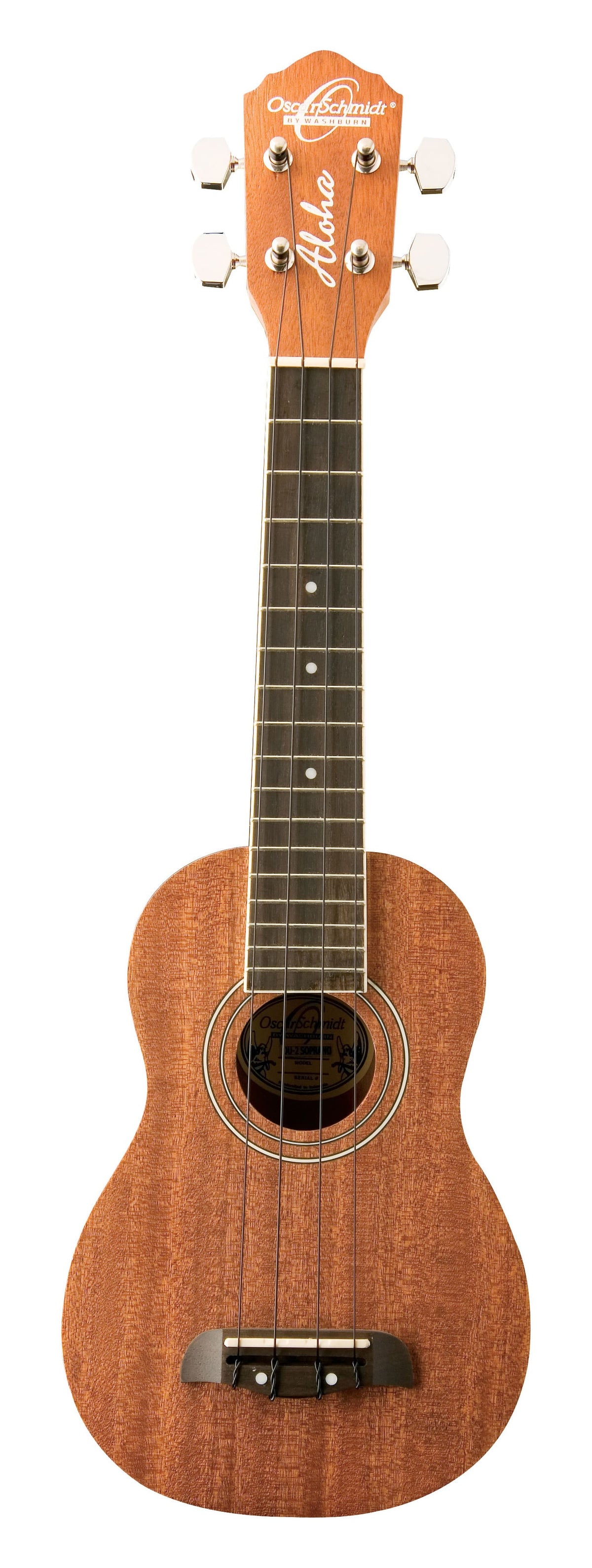 Oscar Schmidt - OU12-A Soprano Ukulele, Mahogany - Natural