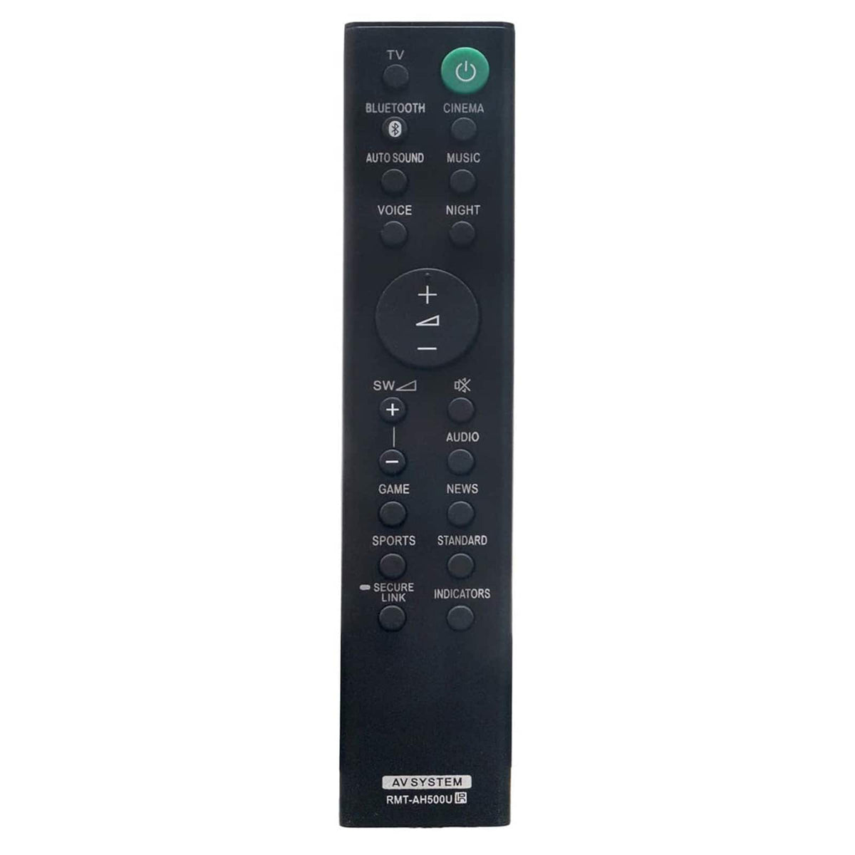 ALLIMITY - Replacement Remote Control RMT-AH500U, Fit for Sony Soundbar HT-SD35 HT-S350 HTSD35 HTS350 - Black