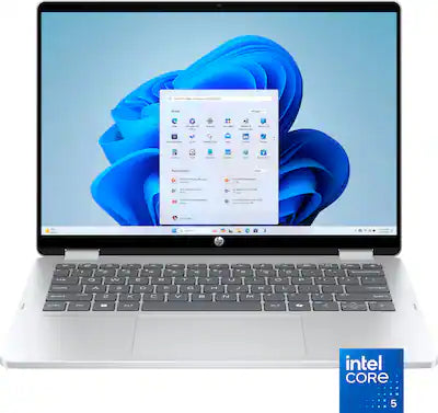 HP - OmniBook 5 Flip 2-in-1 14" 2K Touch-Screen Laptop - Intel Core 5 120U 2024 - 8GB Memory - 512GB SSD