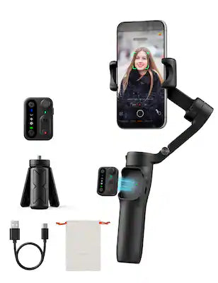 Hohem - iSteady X3 SE Smartphone Gimbal Stabilizer, Portable Foldable Gimbal  for iPhone