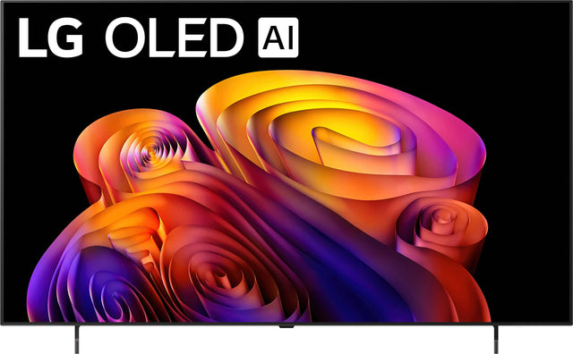 Front. LG - 65" Class B6E Series OLED AI 4K Smart webOS TV  (2026).