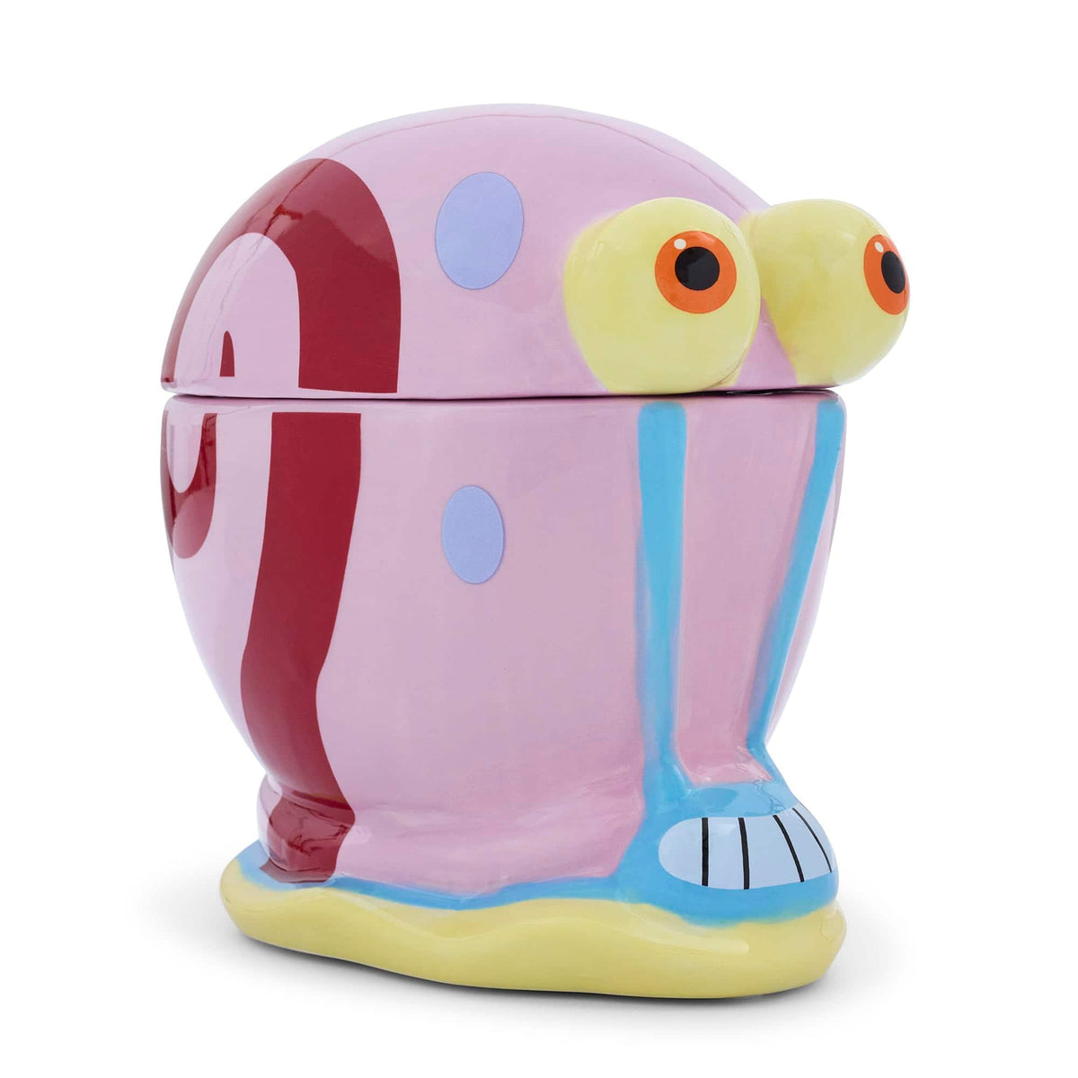 Silver Buffalo - Nickelodeon SpongeBob SquarePants Gary Sculpted Ceramic Snack Jar - Pink