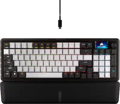 CORSAIR - VANGUARD 96 RGB Wired MLX Quantum Linear Mechanical Switch 96% Gaming Keyboard with FlashTap SOCD