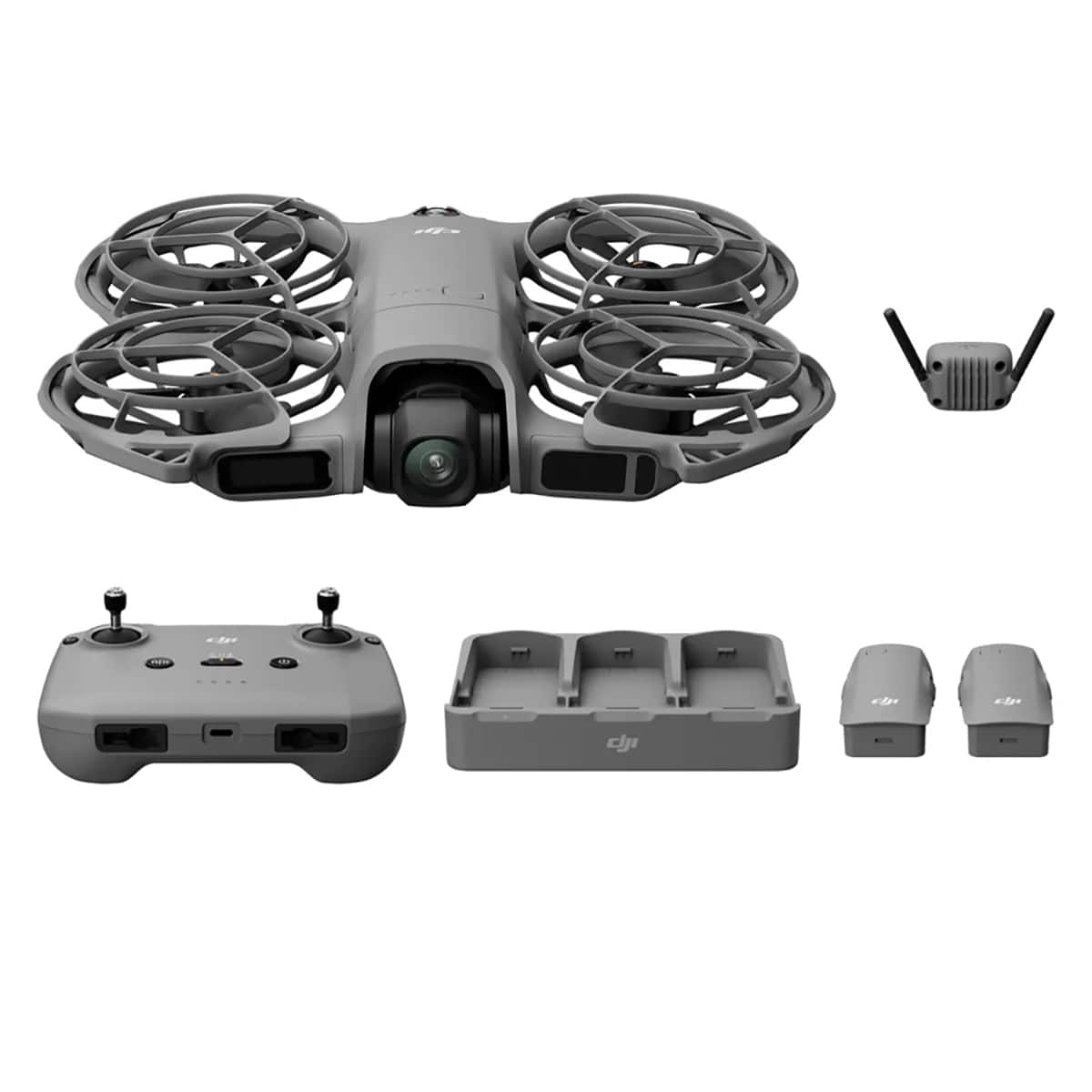 DJI - Neo 2 4K Drone Fly More Combo with RC-N3 Remote Controller - Gray