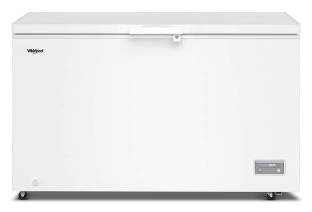 Front. Whirlpool - Whirlpool 16 cu. ft. Convertible Freezer-to-Fridge Chest Freezer with 3 Storage Baskets - White.