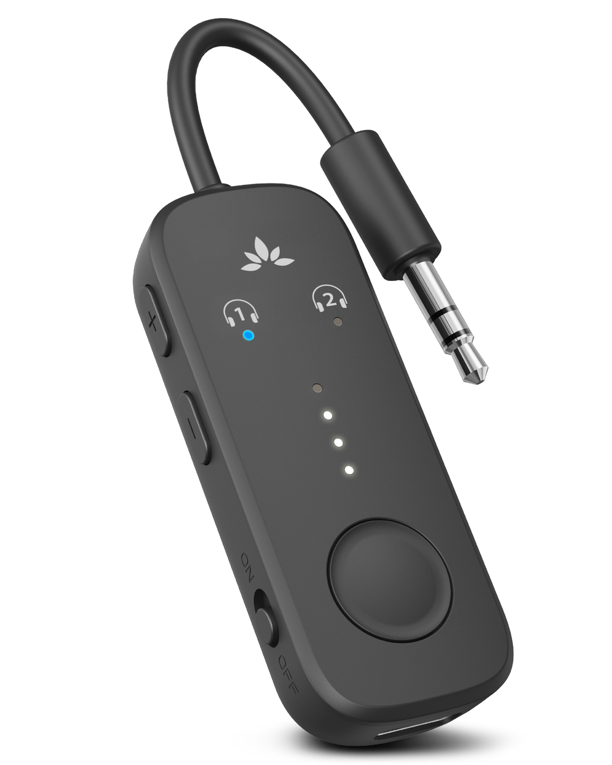 Avantree - Relay - Airplane Bluetooth 5.3 Adapter with Qualcomm aptX Adaptive, Supports 2 AirPods or Headphones