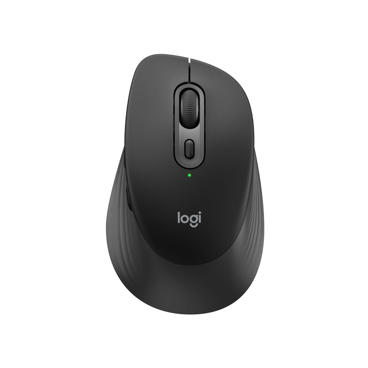 Logitech - Signature Comfort M840 L Wireless Bluetooth Mouse with Silent Clicks and Customizable Buttons - Wireless - Black
