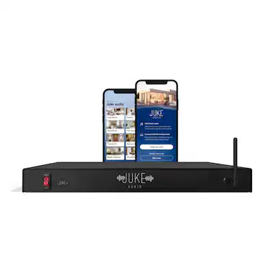Juke Audio - Juke+ | 6 Zone (12 Channel) Audio Amplifier | 100 Watts per Channel | Wireless App Control & Music Streaming