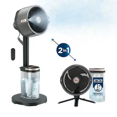 Shark - FlexBreeze Pro Mist - Indoor & Outdoor Fan with Misting System, Corded or Cordless