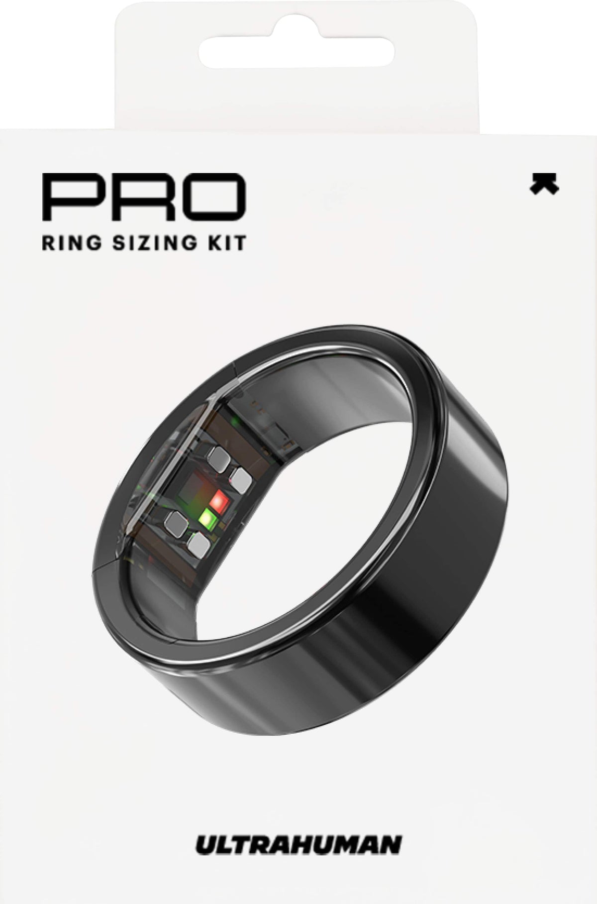 Ultrahuman - Ring PRO Sizing Kit | Sizing Guide for Your Smart Wearable Ring | Receive Gift Card with Purchase - Black - (2026)