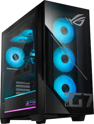 ASUS - ROG GM700 Gaming Desktop - AMD Ryzen 7 9800X3D (2024) - 32GB Memory - NVIDIA GeForce RTX 5070Ti 16GB - 2TB Storage