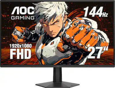 AOC - 27" 27G50F IPS, FHD, 144hz, G-Sync Compatible, Gaming Monitor