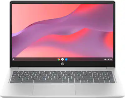 HP - 15.6" Chromebook Laptop - Intel Processor N200 2023 - 8GB Memory - 64GB eMMC