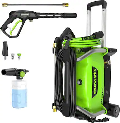 Greenworks - 2100 PSI (SGS Certified) 1.2 GPM 13Amp Compact Electric Pressure Washer