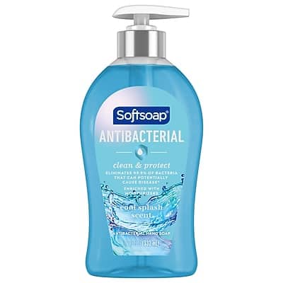 Softsoap - Antibacterial Liquid Hand Soap, Cool Splash, 11.25 Oz - Blue