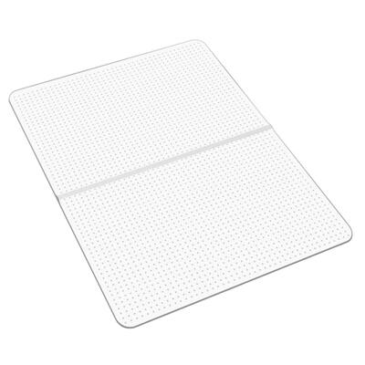 VEVOR - Chair Mat, 36 x 48-inch Office Chair Mat for Carpeted Floors, Plastic Floor Protector Rug with Studded