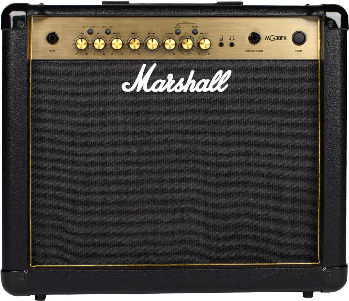 Marshall - MG30GFX 30W Combo Guitar Amp with Digital Effects / Reverb and 3-band EQ - Black