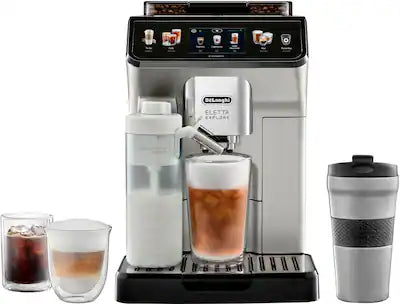 De'Longhi - Eletta Explore Fully Automatic Espresso Machine with Cold Brew