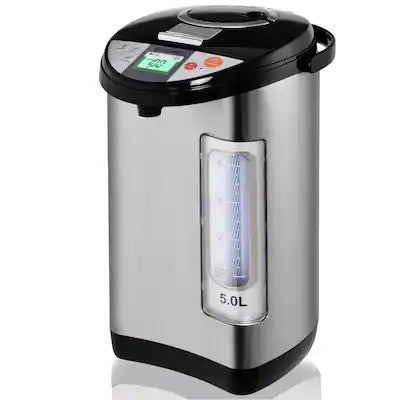 Costway - 5-Liter LCD Water Boiler and Warmer Electric Hot Pot Kettle Hot Water Dispenser