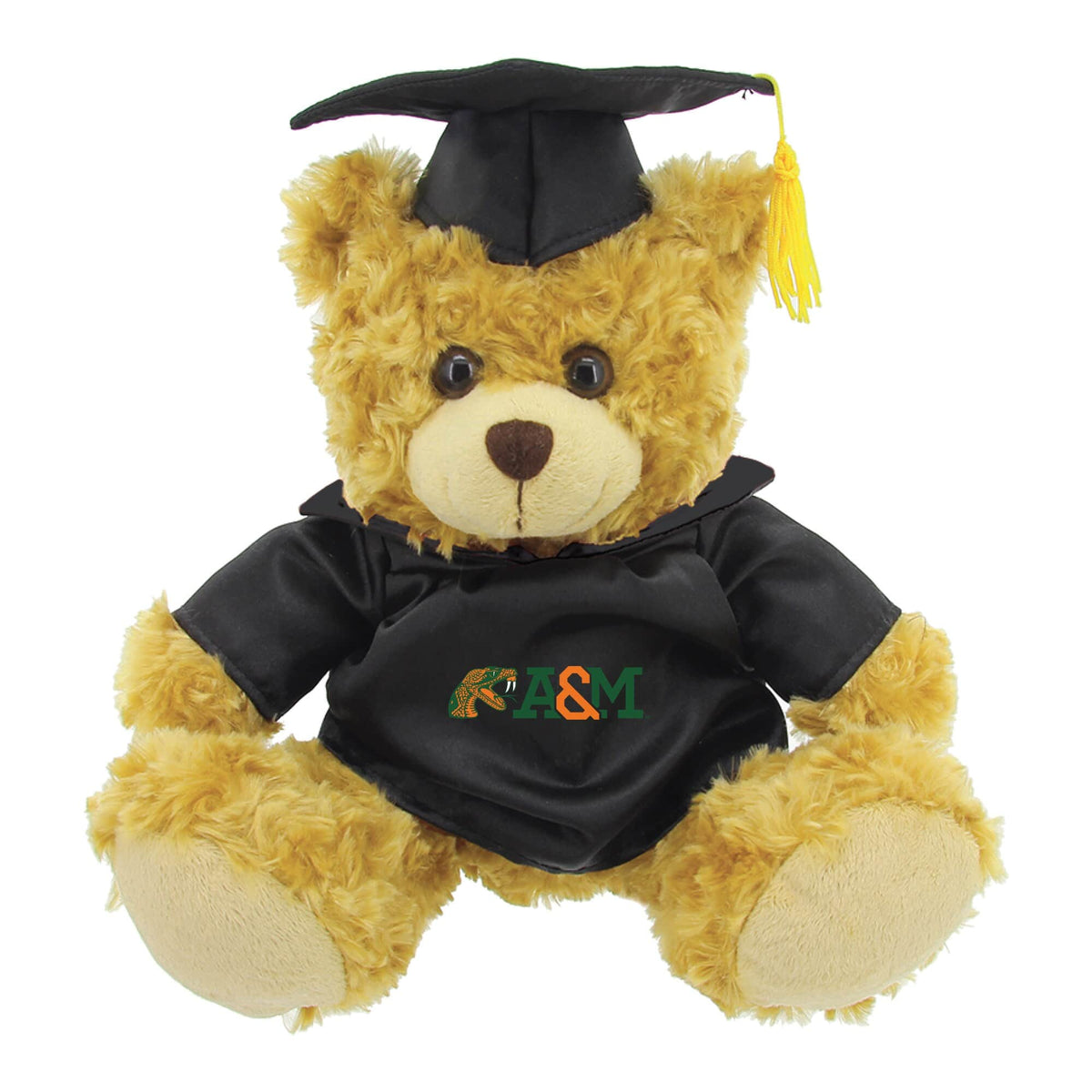 Jardine - /Brown Florida A&M Rattlers 12'' Graduation Plush Bear - Black