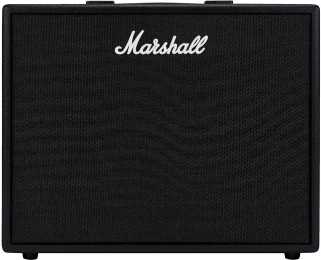Front. Marshall - CODE50 50W Digital Combo Guitar Amp with Effects and 100+ Editable Presets - Black.