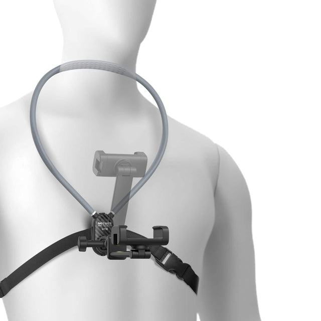 Front. Neewer - Neck Phone Holder, QR, for iPhone/DJI/Insta360 - GP48.