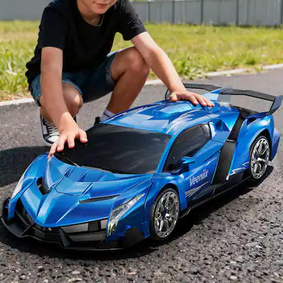 Veeniix - V991 Transform Remote Control Car, 1:10 Big Size,One-Key Deformation, Robot Toys Gifts for Boys and Girls