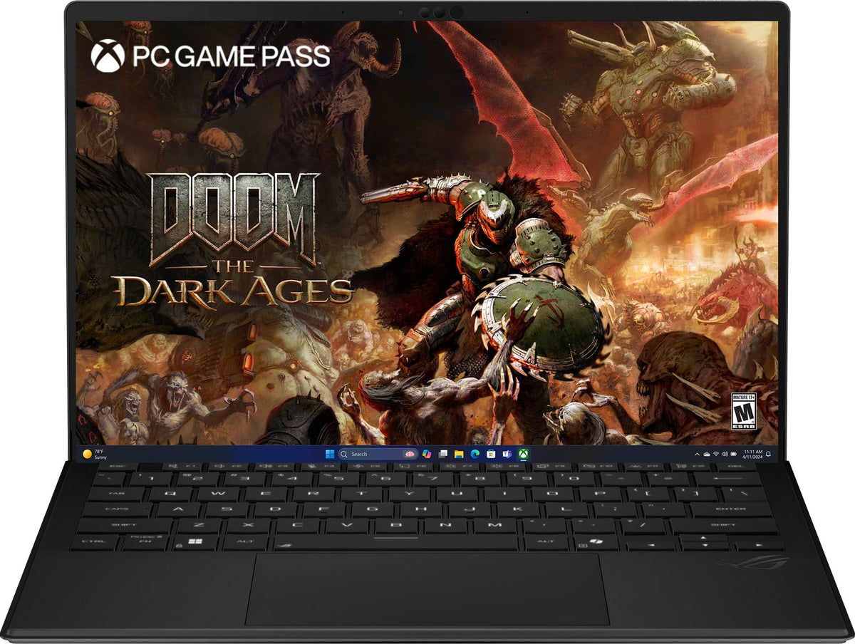 ASUS - ROG Flow Z13 13.4" 2.5K 180Hz Touch-Screen Gaming Laptop - Copilot+ PC - AMD Ryzen AI Max+ 395 -64GB Memory -1TB Storage - Off Black