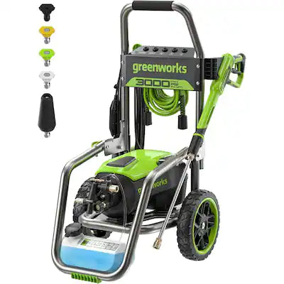 Greenworks - Pro Brushless 3000 PSI (CSA Certified) 2.0 GPM Max / 1.1 GPM Electric Pressure Washer