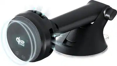 iOttie - Velox Pro Qi2.2 Magnetic Wireless Car Charger Dash/Windshield & Air Vent Combo with CryoFlow Cooling