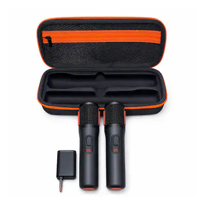 JBL - PartyBox Wireless Mic - 2X Digital Wireless Microphones, Rechargeable Battery, Compatible with All PartyBox