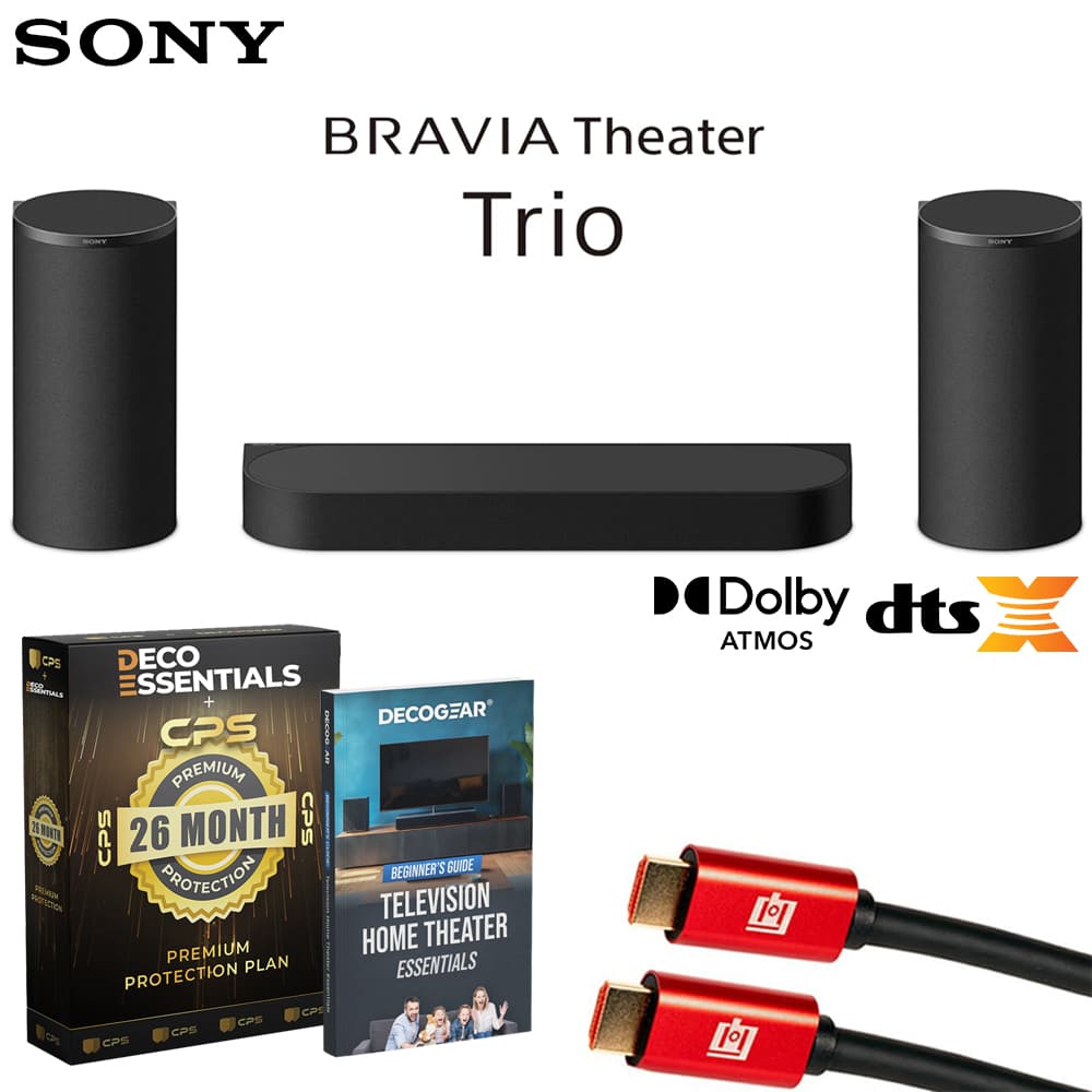 Sony - BRAVIA HTA8 Theater Trio Three-Unit System + 26-Month Extended Warranty Protection Bundle - Black