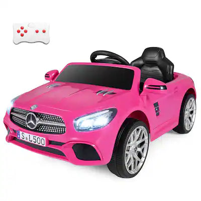 Costway - Licensed Mercedes-Benz SL R231 Kids Ride on Car 12V Electric Vehicle with Music